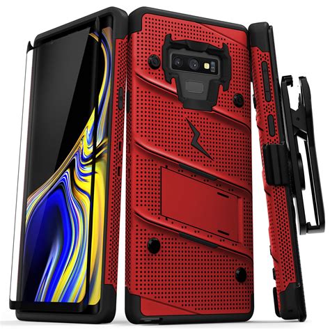 Zizo Bolt Series For Galaxy Note 9 Case With Holster Lanyard Military Grade Drop Tested And