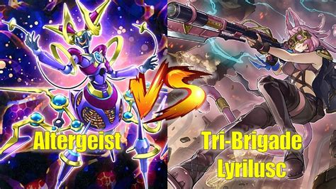 Yu Gi Oh TCG Locals Altergeist Vs Tri Brigade Lyrilusc June 2022