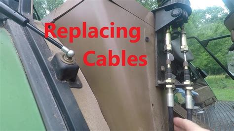 Replacing Cables On John Deere Loader Youtube