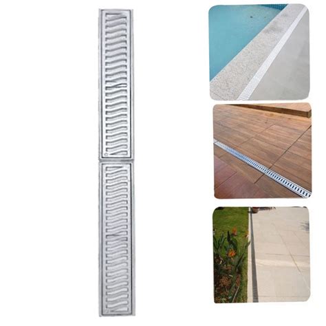 Ralo Linear 10x100 Cm Coleta Agua Pluvial Grelha Alum Shopee Brasil