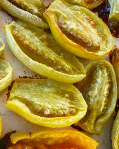 Roasted Green Tomatoes