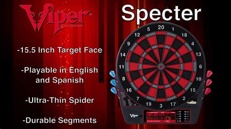 Viper Specter Electronic Dartboard Youtube