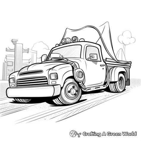 Tow Truck Coloring Pages - Free & Printable!