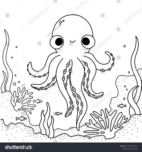 Cute Octopus Sketch