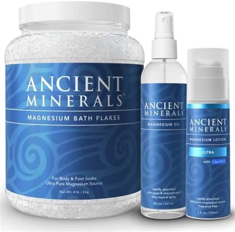 Amazon Ancient Minerals Magnesium Bath Flakes Magnesium Oil