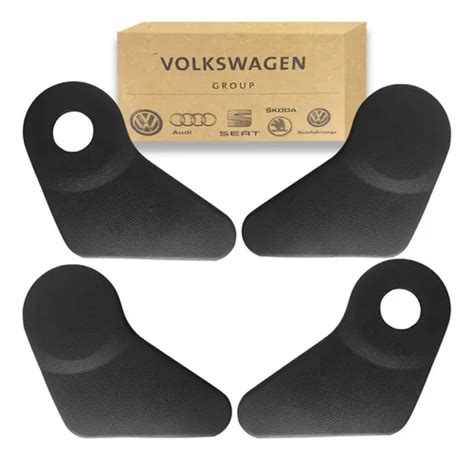 Kit 4 Capa Acabamento Moldura Banco Gol Voyage Saveiro G7 G8