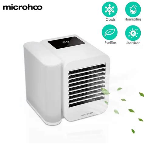 قیمت ، خرید ، بررسی و مشخصات مینی کولر سلولوزی Microhoo MH01R