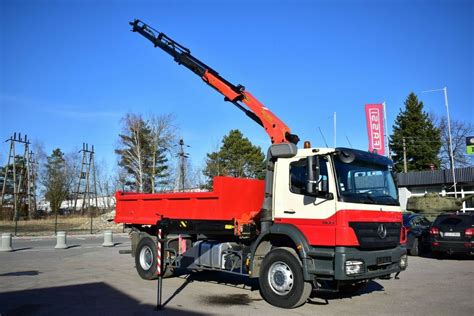 Mercedes Benz Axor 1833 AK 4x4 Kipper Kran Hiab 099 HIDUO Kipper Kaufen