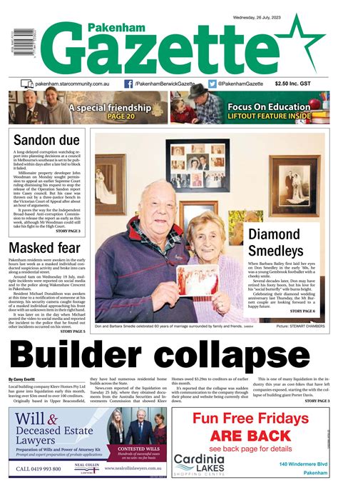 Pakenham Gazette 26th July 2023 By Star News Group Issuu