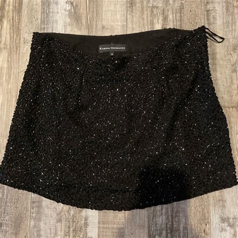 Karina Grimaldi Skirts Karina Grimaldi Sequin Mini Skirt Poshmark