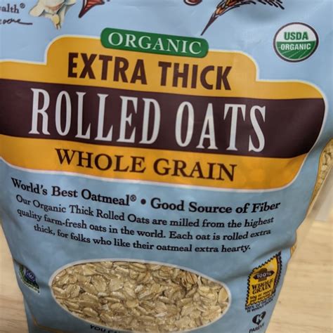 Bob S Red Mill Organic Extra Thick Rolled Oats Review Abillion