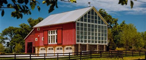 New River Bank Barn Blackburn Architects Pc Equestrian Stables