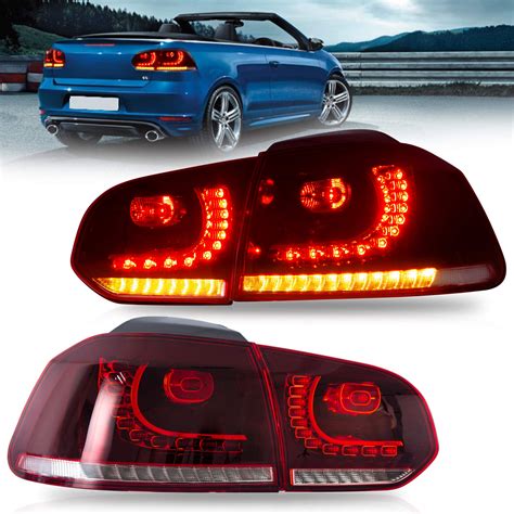 Buy VLAND LED Tail Lights Fit For 2010 2014 GOLF 6 MK6 Taill Lamp