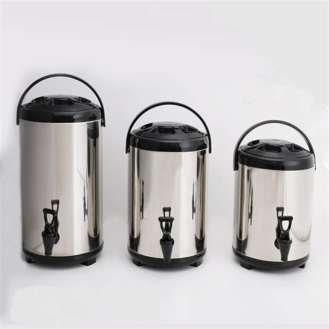 MILK TEA BARREL THERMOS BUCKET JUG High Quality Stainless Steel