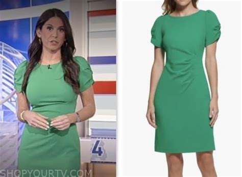 Fox And Friends November 2023 Brooke Singmans Green Puff Sleeve