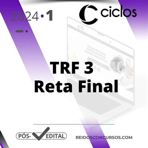 TRF 3 Reta Final Analista Judiciário do Tribunal Regional Federal