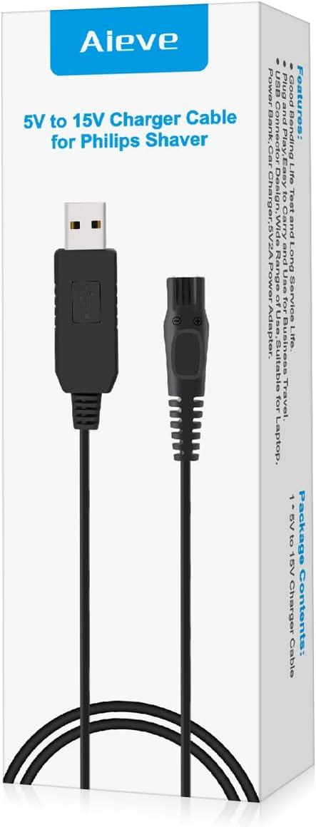 Aieve Charger For Philips Shaver V Usb Charging Cable Power Cord For