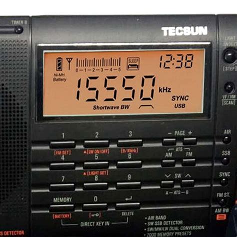 Tecsun德生 Pl 660全波段数字调谐立体声钟控充电短波收音机老人虎窝淘