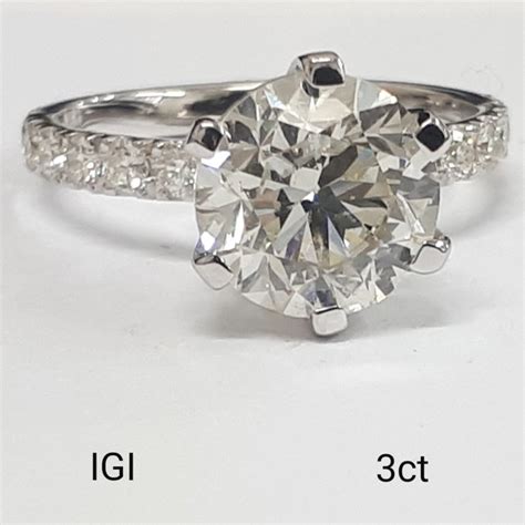 18 kt Weißgold Ring 3 00 ct Diamant Diamanten Catawiki