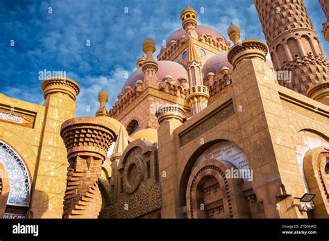 Al Sahaba Mosque In The Old Market In Sharm El Sheikh Egypt Touristic