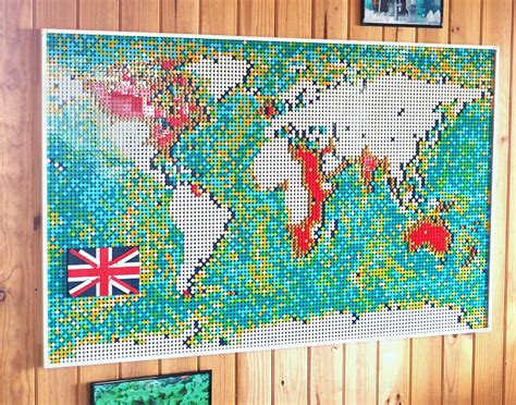 Customizing the LEGO Art World Map Mosaic