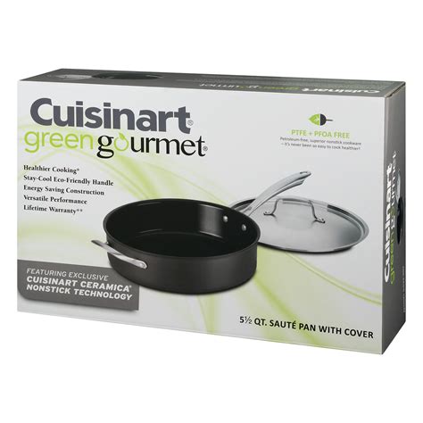 Cuisinart Greengourmet Hard Anodized Eco Friendly Non Stick 5 5 Qt