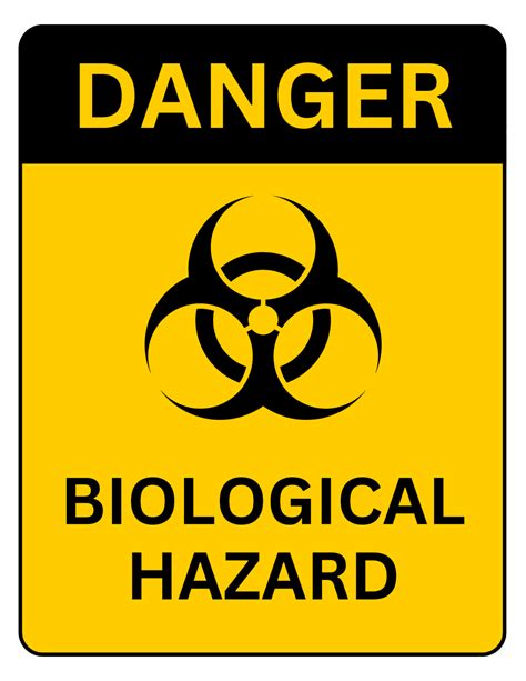 Biological Hazard Sign Printable Templates Free Pdf Downloads