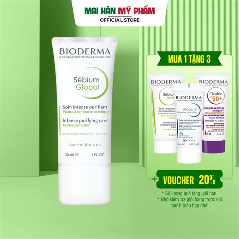 Bioderma Sebium Global Acne Cream 30ml Shopee Singapore