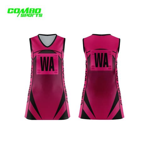 Custom Sublimated Netball Dress Uniform Sportswear Custom Netball