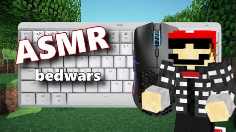 Bedwars Asmr Keyboard Mouse Sounds Hypixel Bedwars Youtube