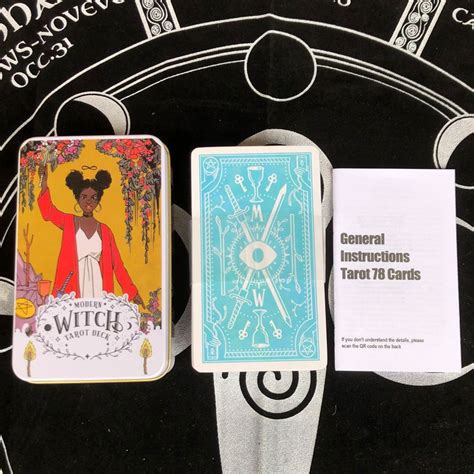 Карты Таро Декамерон в жестяной коробке Decameron Tarot 10.3*6см ...