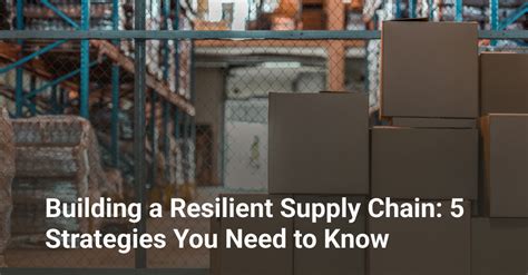 Building A Resilient Supply Chain Strategies You Need To Know Bringoz