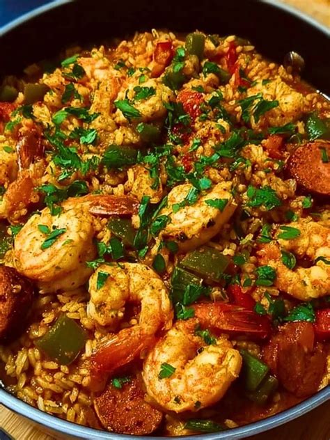 Spicy Chicken Shrimp Jambalaya