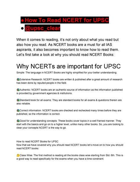 How To Read Ncert For UPSC By Upsc Clear Post Graduate Diploma In