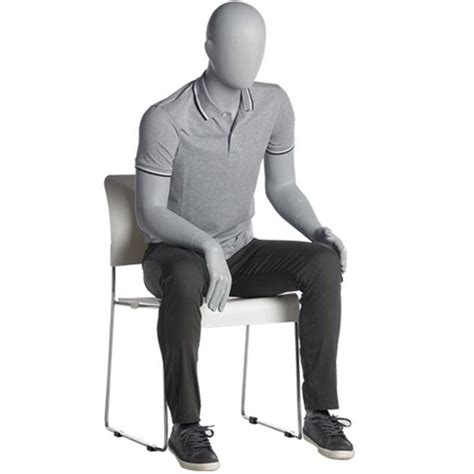 Seated male mannequins ma56 | Mannequins Online