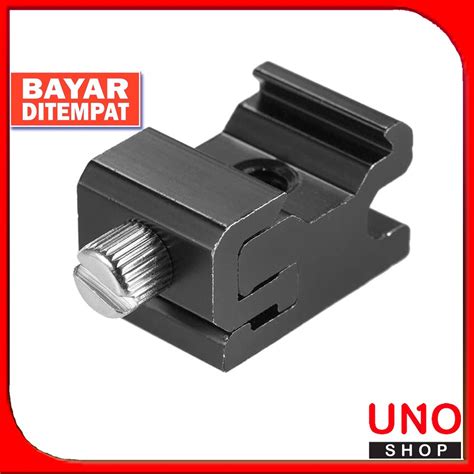 Jual Metal Flash Speedlite Hot Shoe Mount Adapter Bracket Tripod