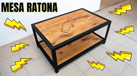 Mesa Ratona Perfil Ngulo Y Madera De Cedro Youtube