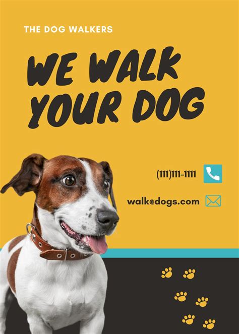 63 Free Dog Walking Flyer Templates Download Templates