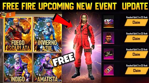 Free Fire Upcoming New Event Money Heist Event Garena Free Fire