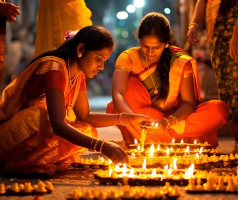 premium photo karthigai deepam  southern india celebrations