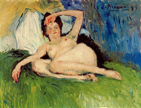 Jeanne Reclining Nude 1901 Pablo Picasso WikiArt Org