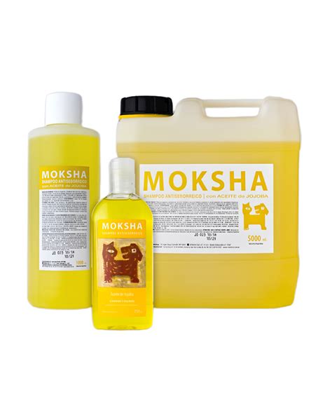 Shampoo Antiseborreico Moksha Con Aceite De Jojoba