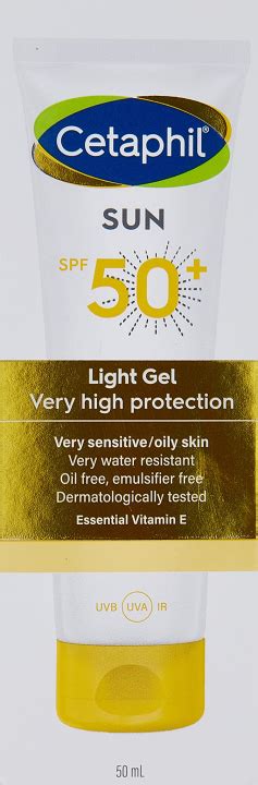 LEGIT CETAPHIL Sun SPF 50 Light Gel 50ml For Sensitive Skin Face