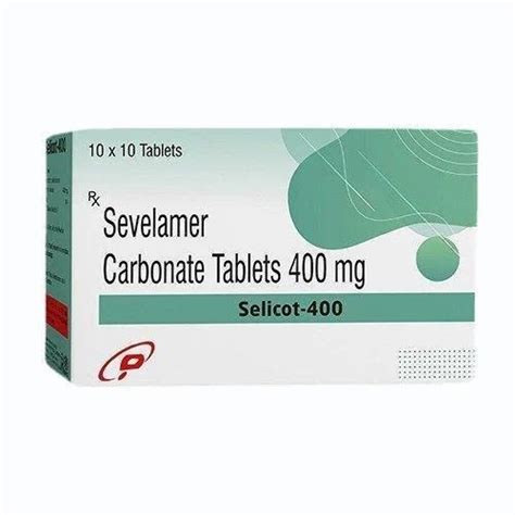 Sevelamer Carbonate Tablets 400 MG At Rs 162 Stripe Sector 5