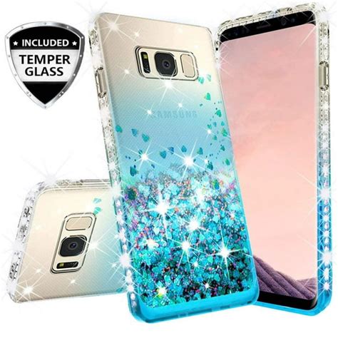 Compatible For Samsung Galaxy S7 Case With [temper Glass Screen Protector] Soga Diamond Glitter