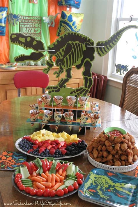 Dino Dig Birthday Party Dinosaur Birthday Party Food Boy Birthday