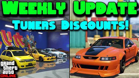 This Week In Gta Auto Shop Tuners Bonuses Discounts Huge W