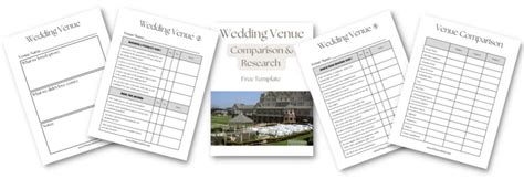 Free Wedding Planning Pdf Printable Planner Worksheets