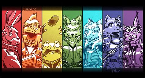 Starfox Rainbow By Anomalain On Newgrounds