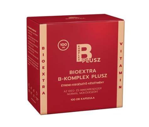 Bioextra B Komplex Plusz Kapszula Db Benu Gy Gyszert R